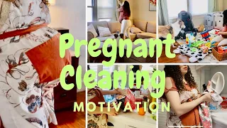 Complete Disaster‼️ Clean With Me After Sickness During Pregnancy w 33 😷🤰🏻