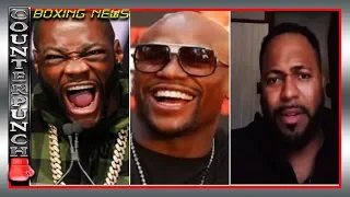 DEONTAY WILDER BLASTS BACK AT FLOYD MAYWEATHER "HE'S A HATER!"