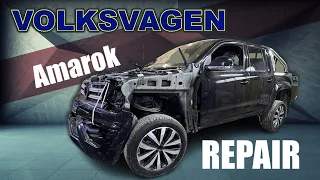VW Amarok. Front end repair. Ремонт переда.
