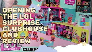 UNBOXING LOL SURPRISE CLUBHOUSE AND REVIEW