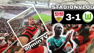 VFB STUTTGART ZEIGT DER BUNDESLIGA WIE MAN KÄMPFT 🔥 | VfB Stuttgart vs VfL Wolfsburg | Stadionvlog