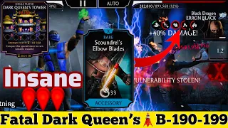 Insane Dot Scoundrel’s Elbow Blades (Rare) Equipment MK Mobile | Fatal Dark Queen’s Match 190-199