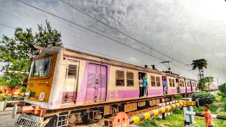 EMU Local Train Dangerous & Furious Skipped At Railgate