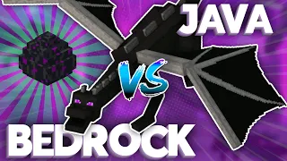 💀 ¿CUÁL DRAGÓN ES MÁS DIFÍCIL? 💀 - Minecraft Java VS Bedrock