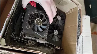 ремонт 7 карт rx 570 8 gb после майнинга замена видеопамяти