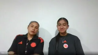 Atención a medios Selección Colombia Femenina Sub20, mayo 28