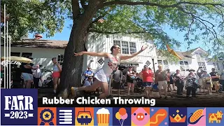 Rubber Chicken Throwing – Fair 2023