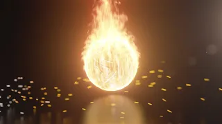 Burning Sphere Logo Reveal