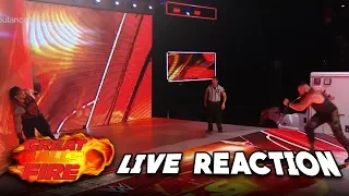 ROMAN REIGNS VS BRAUN STROWMAN AMBULANCE MATCH! | WWE GREAT BALLS OF FIRE 2017 REACTIONS!