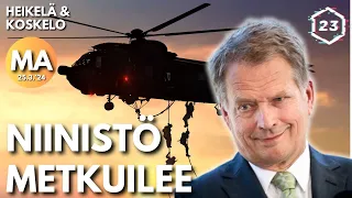 Sauli Niinistön metkut | Heikelä & Koskelo 23 minuuttia | 858