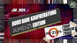 Der BESTE RAM für AMD 2024 | 3 CPUs | 16 Kits