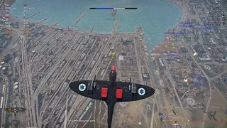 Spitfire LF Mk.IX Вейцмана в совместных боях