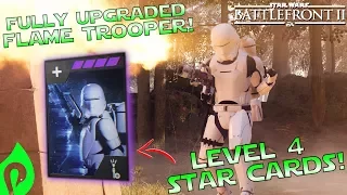 Star Wars Battlefront 2: Fully Upgraded Flame Trooper Gameplay!!!