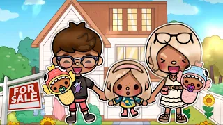 Going HOUSE SHOPPING 🏡😱 | *with voice* | Toca Boca Life World Family Roleplay | Big Family Home
