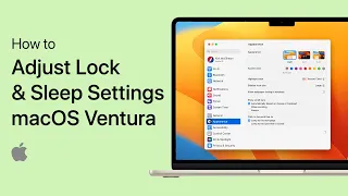 How To Adjust macOS Ventura Lock Screen & Sleep Settings