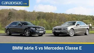 Comparatif 2017 - BMW série 5 vs Mercedes Classe E : mêmes joueurs, nouveau match