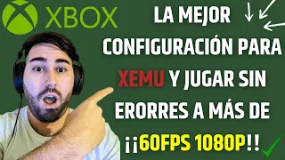 🔥 La mejor CONFIGURACIÓN para el EMULADOR Xemu en PC | XBOX CLASSIC | JUEGA a MÁS de 60fps 1080P 😱