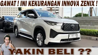 GAWAT! Ini 4 Kekurangan Innova Zenix! Yakin Beli⁉️