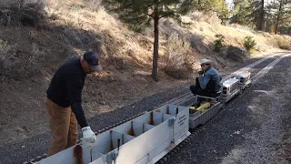 Ballast Work at Train Mountain Spring Awakening 2023