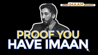 PROOF YOU HAVE IMAAN I BEST NOUMAN ALI KHAN LECTURES I BEST LECTURES OF NOUMAN ALI KHAN