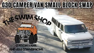 G30 Camper Van Engine Swap - The Swim Shop 4x4 Vans