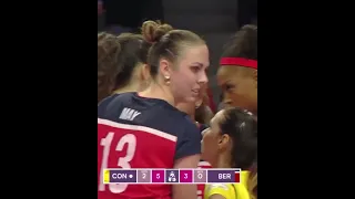 Powerfull Volleyball Spikes by Isabelle Haak | Best Volleyball Actions