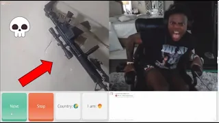 Taliban Shows Gun to IShowSpeed 💀 #ishowspeed #taliban #recommended #omegle #ometv #funny #viral