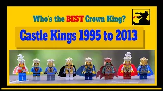 8 Lego Castle Kings - from  1986 to 2013