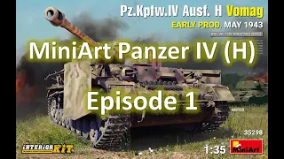 MiniArt 1/35 Pz.Kpfw.IV Ausf.H w Interior Episode 1 - Lower Fighting Compartment