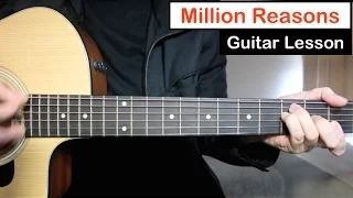 Million Reasons - Lady Gaga | Guitar Lesson (Tutorial) Easy Chords