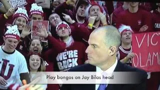 Fantastic photobombs at College Gameday at Indiana University