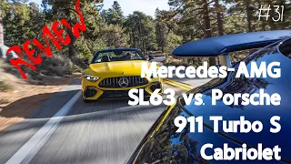 Mercedes-AMG & Porsche - Mercedes-AMG SL63 vs. Porsche 911 Turbo S Cabriolet #BetaTech