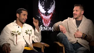 Venom: Tom Hardy & Riz Ahmed Official Movie Interview | ScreenSlam