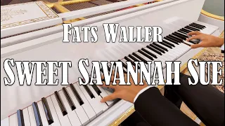 Fats Waller - Sweet Savannah Sue (1929) | Stride piano transcription