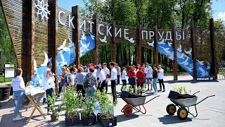 В парке Скитские пруды прошла акция Сад Памяти