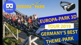 Europa-Park 2019 Full Tour 3D - Germany's Best Theme-Park [VR180 3-D Video]