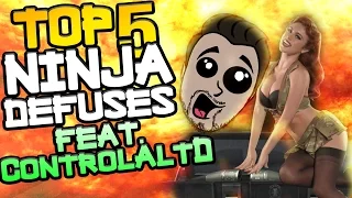 Top 5 Ninja Defuses Feat. ControlAltD!