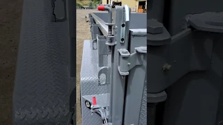 Dump door holds and latch upgrades