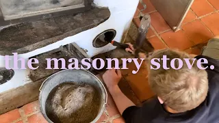 restoring a masonry stove // renovating our 100 year old farmhouse in denmark
