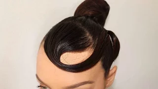 Swirl Ballroom Hairstyle | High Bun