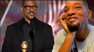 Golden Globes 2023 | Eddie Murphy Makes A Will Smith Oscar Slap Joke While Receiving His Award