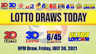 6/58 Lotto Result This Friday, July 30, 2021 with a Jackpot Prize of Php 49,500,000.00