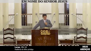 SANTO CULTO A DEUS (VÍDEO) - DOM - 24/09/2023 - 10hs - LUCAS - CAP. 15 VERS. 11