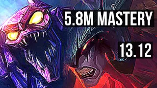 SKARNER vs AATROX (TOP) | 5.8M mastery, Rank 5 Skarner, 1800+ games, 2/1/3 | NA Master | 13.12