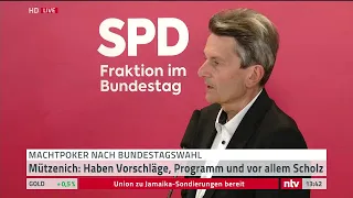 #btw21 LIVE: Statement der neuen SPD-Fraktionsführung