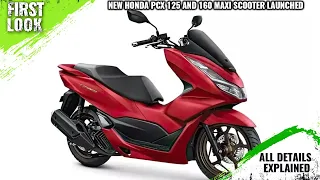 2023 Honda PCX 125 And PCX 160 Maxi-scooter Launched In Indonesia - India Soon - All Spec, Features