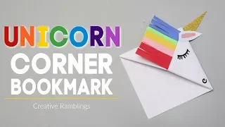 How to Make a Unicorn Corner Bookmark