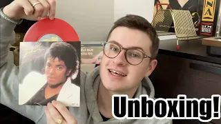 Michael Jackson Limited Edition RED Set Vinyl UNBOXING *RARE*