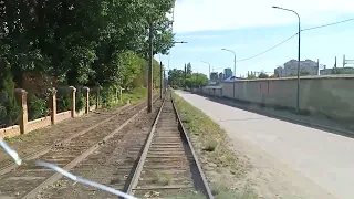 Волгоградский трамвай. Маршрут 1 "улица Мончегорская - Детский центр"/ Volgograd tram. Route 1