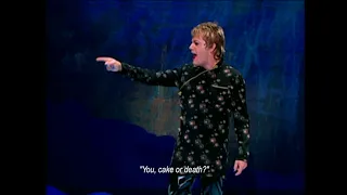 EDDIE IZZARD -  DRESS TO KILL - CAKE OR DEATH